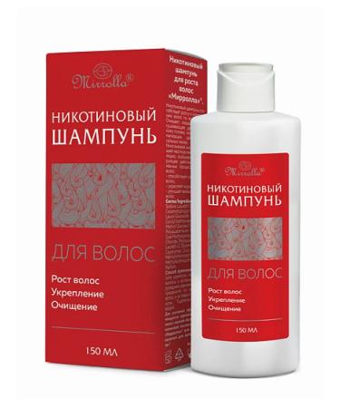 Mirrolla Nicotine shampoo for hair growth 150ml - Buy Online on GoSupps.com