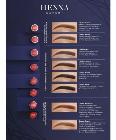 Henna Expert Hnna for eyebrows black Classic Black 3g - Buy Online on GoSupps.com