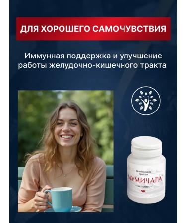 Altai cedar Mummichaga - mumiyo chaga 100 tablet 0.55g - Buy Online on GoSupps.com