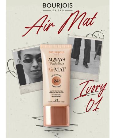 Bourjois ALWAYS FABULOUS AIR MAT Rose Ivory Cream