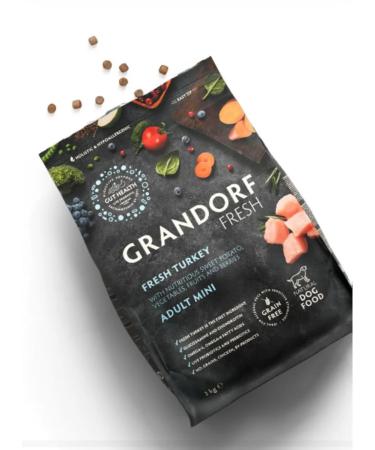 Grandorf fresh For dogs of small breeds fresh turkey 3kg - Buy Online on GoSupps.com