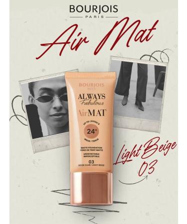 Bourjois Tonal cream Always Fabulous Air Mat Light Beige