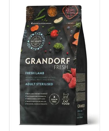 Grandorf fresh For sterilized cats fresh lamb 2kg