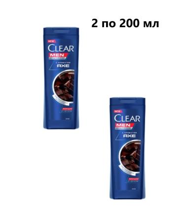 clear Shampoo men's Men 2 pcs 200ml