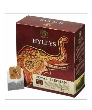 HYLEYS Black tea in bags 100 pcs Royal Elephant Royal - Buy Online on GoSupps.com