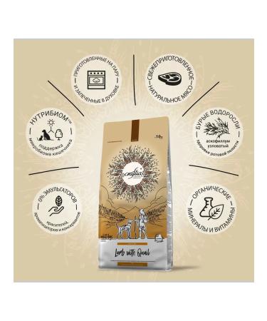 CRAFTIA NATURA dry food for adult dogs of medium and large breeds made from lamb and quail 7 kg - Buy Online on GoSupps.com