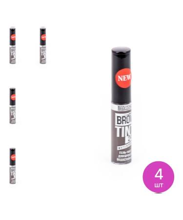 LUXVISAGE Brow Tint Waterproof 24H gel tint eyebrow 5g 4 pcs