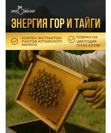 APEX BIOLOGY Flower honey with panties Maral Useful product 250g - Buy Online on GoSupps.com