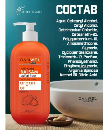 Canwel Balm without sulfates with argan oil - Buy Online on GoSupps.com