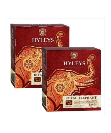 HYLEYS Black tea in bags 100 pcs Royal elephant Royal 2 pcs