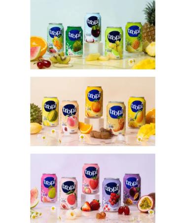 Tropi Sokom -containing peach Vietnam 330 ml. 12 pcs - Buy Online on GoSupps.com