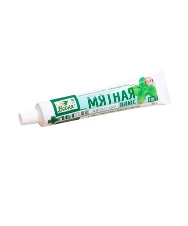 Spring Toothpaste head of mint refreshment 90 g 4 pcs - Buy Online on GoSupps.com
