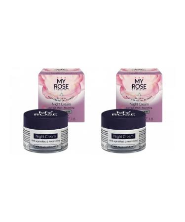 Rose of Bulgaria Night face against wrinkles 50 ml x 2 pcs