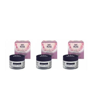 Rose of Bulgaria Night face against wrinkles 50 ml x 3 pcs