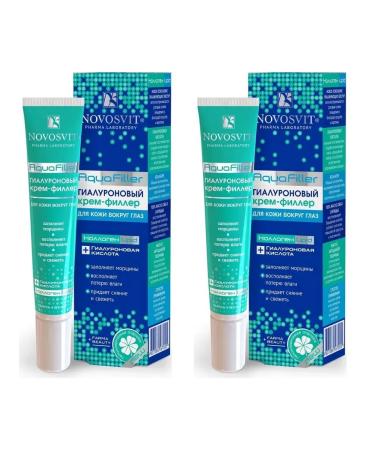 Novosvit Aquafiller cream Filler for the skin around the eyes 20 ml x 2pcs