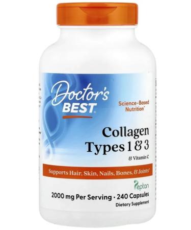 Doctor's Best Collagen Types 1 And 3 type 1 and 3 collagen with vitamin C ...