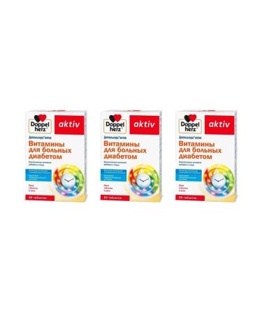 Doppelherz Active for patients with diabetes 60 tabs 1150 mg x 3 l
