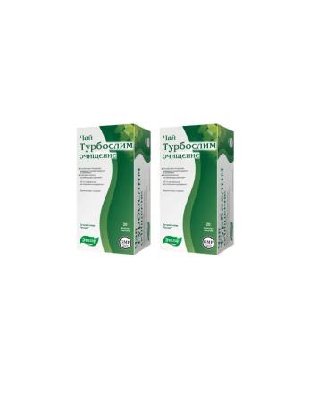 Evalar Turboslim Cleaning tea 20 filter packages x 2 un