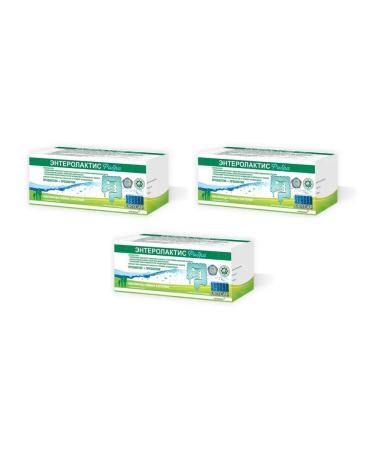 ENTEROLACTIS Fiber Syrup 12 bottles (10 ml) + capsule with powder x 3 units