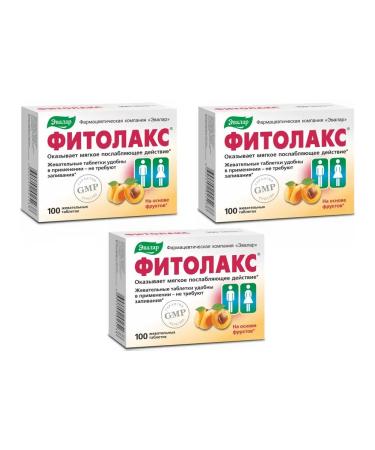 Evalar Fitolax laxative 100 Zhevi Tab (500 mg) x 3 units