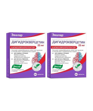 Evalar Dihydrocercetin 60 Tab (0.25g) x 2 l