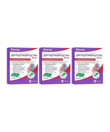 Evalar Dihydrocercetin 60 Tab (0.25g) x 3 units
