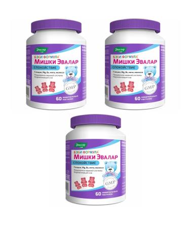 Evalar Baby formula of Mishka Calm 60 loafers (2.5g) x 3 units