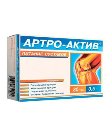 Arthroactive Joint power 80 tabs of 0.5 g