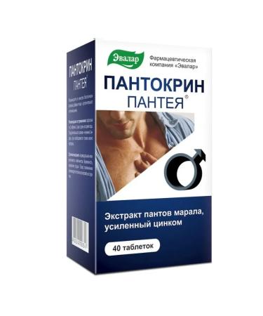 Evalar Pantocrin Panteya 40 tab (0.23g)