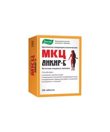 Evalar MCC Ankir-B Microcrystal. Cellulose 100 tablets