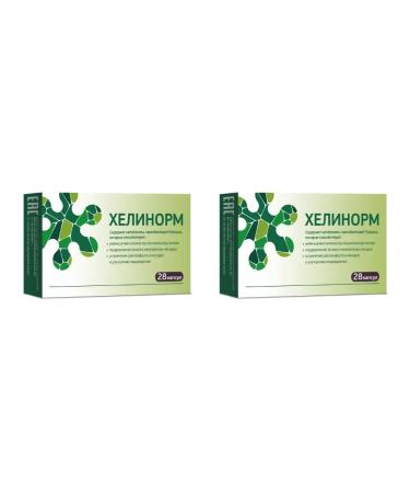Evalar Helinorm 28 capsules of 324 mg x 2 packages