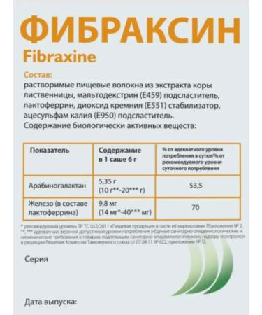 Fibraxine Fibraksin 15 Sasha-packets 6 g x 2 l - Buy Online on GoSupps.com