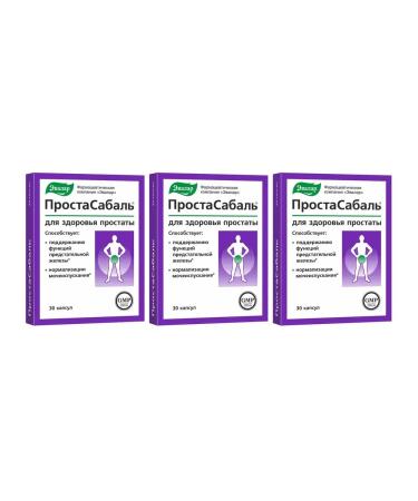 Evalar ProSTASABAL for performance. glands 30 capsules (0.2 g) x 3 l