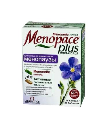 Menopace Plus with menopause 28 tab (940mg) + 28 caps (577mg)