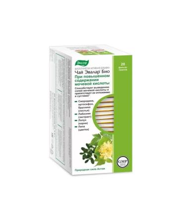 Evalar Bio tea with increased uric acid content 20 packs