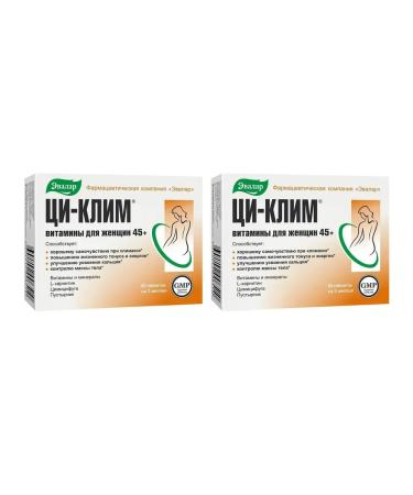 Evalar Qi-klim vitamins for women 45+ 60 tab (0.56g) x 2 un