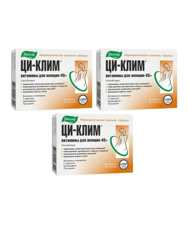 Evalar Qi-klim vitamins for women 45+ 60 tab (0.56g) x 3 units