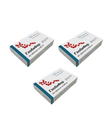 GlobiFer IntL Globifer Forte 40 tablets x 3