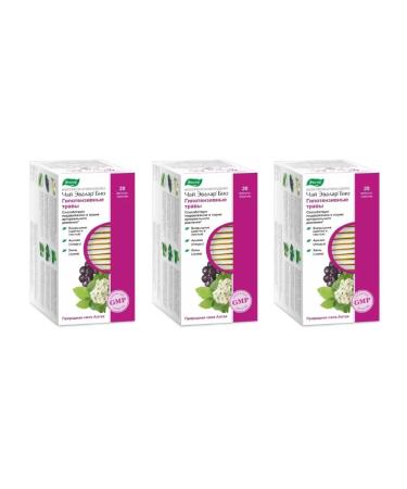 Evalar Bio tea hypotensive herbs 20 filter packages (1.5g) x 3 units