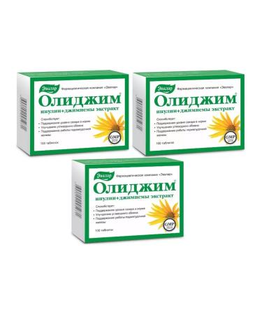 Evalar Olijima (Inulin + Jimnema) 100 tablets x 3 l