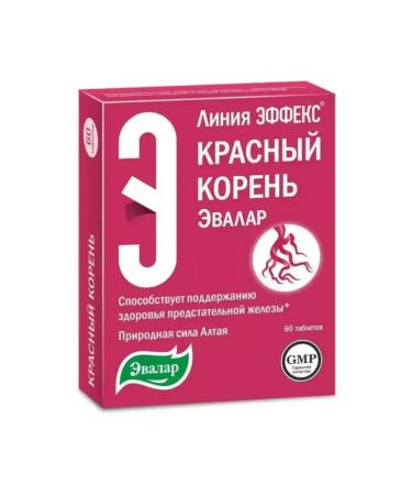 Evalar Red root for f-au. glands 60 tab (0.5g) x 3 - Buy Online on GoSupps.com