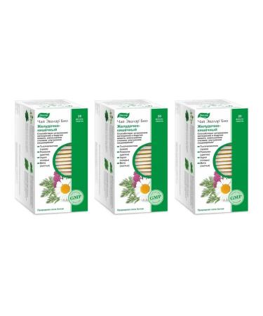 Evalar Bio tea gastrointestinal 20 filter packages (1.8 g) x 3 units