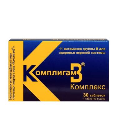 Compliments B Dietary supplement for the nervous system 30 tablets of 1000 mg