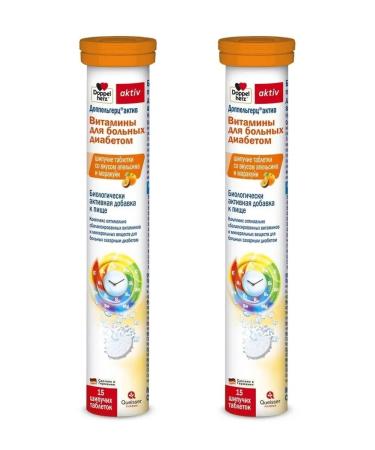Doppelherz Active for patients with diabetes (orange maracuya) 30 spikes table