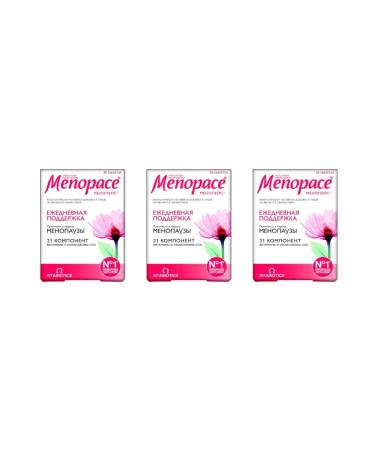 Menopace Isoflavons with menopause 30 tabs 1118 mg x 3 co