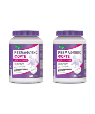 Evalar Rheumatlex forte for joints 120 capsules (0.65g) x 2 un