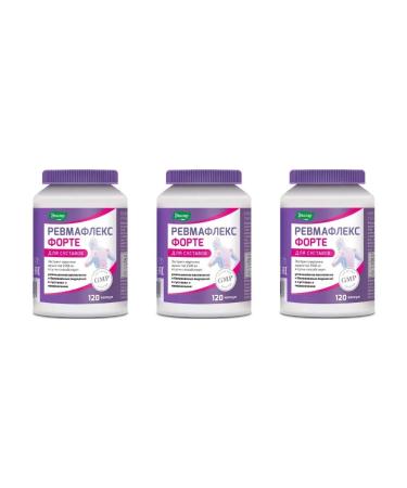 Evalar Rheumatlex forte for joints 120 capsules (0.65g) x 3 units