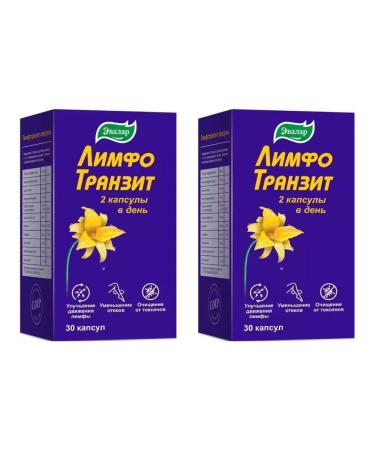 Evalar Lymphotransitis to reduce edema 30 capsules (0.46g) x 2 units