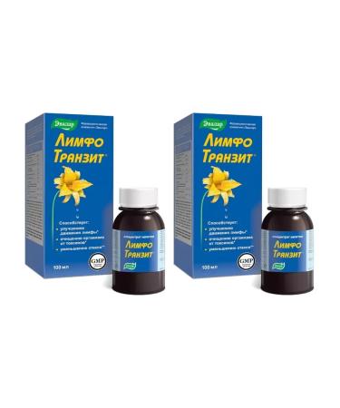 Evalar Lymphotransit drink concentrate 100 ml x 2 un