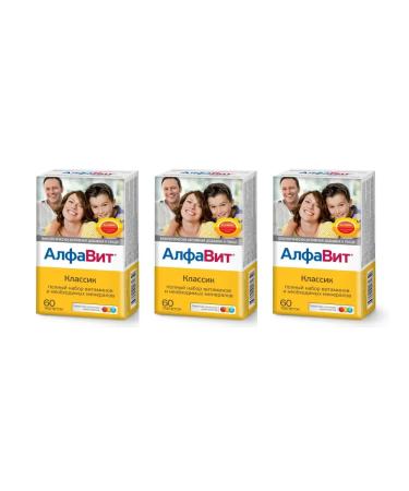 Alphabet Classic complex 60 tablets x 3